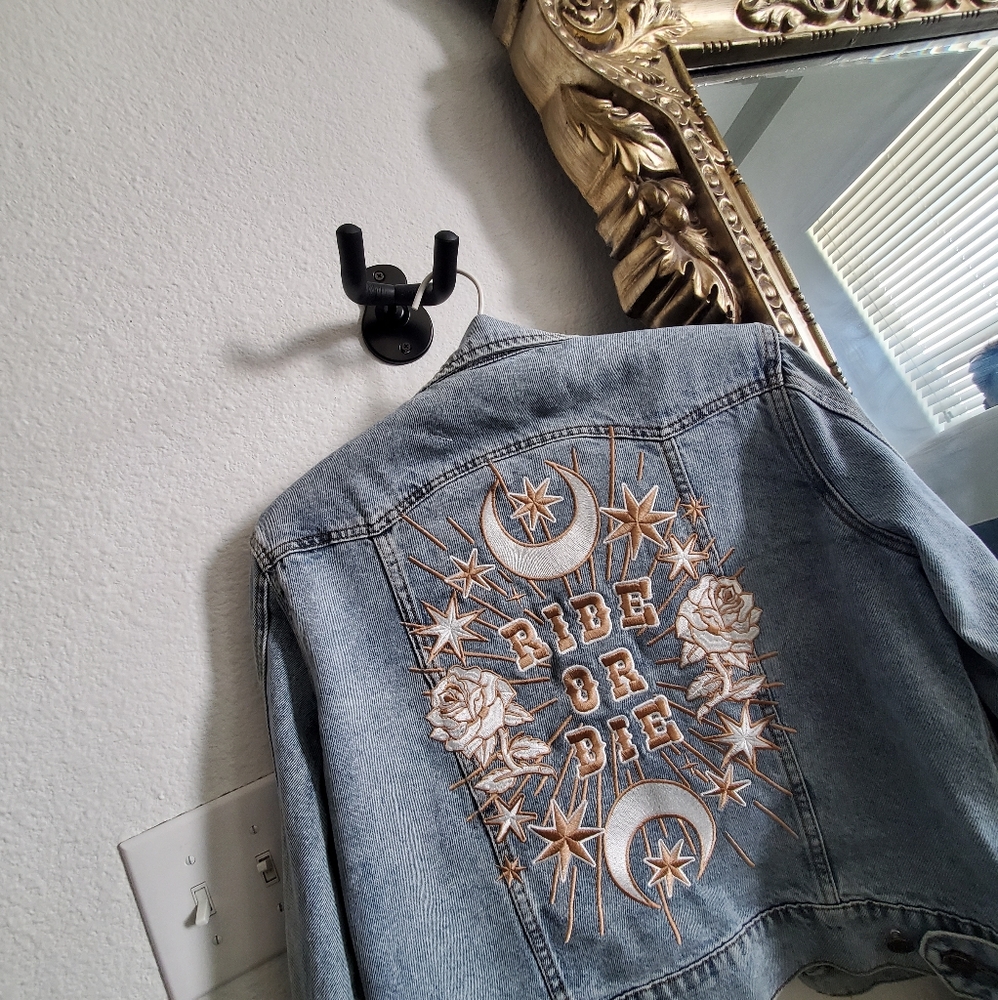 Rue de seine Ride or Die Denim Jacket